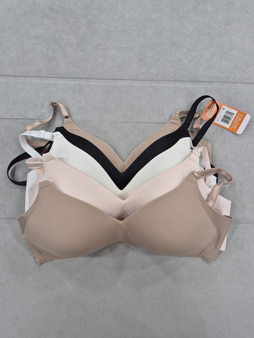 5- NEW Warner's Blissful Benefits bras 36B no-wire underarm smoothing